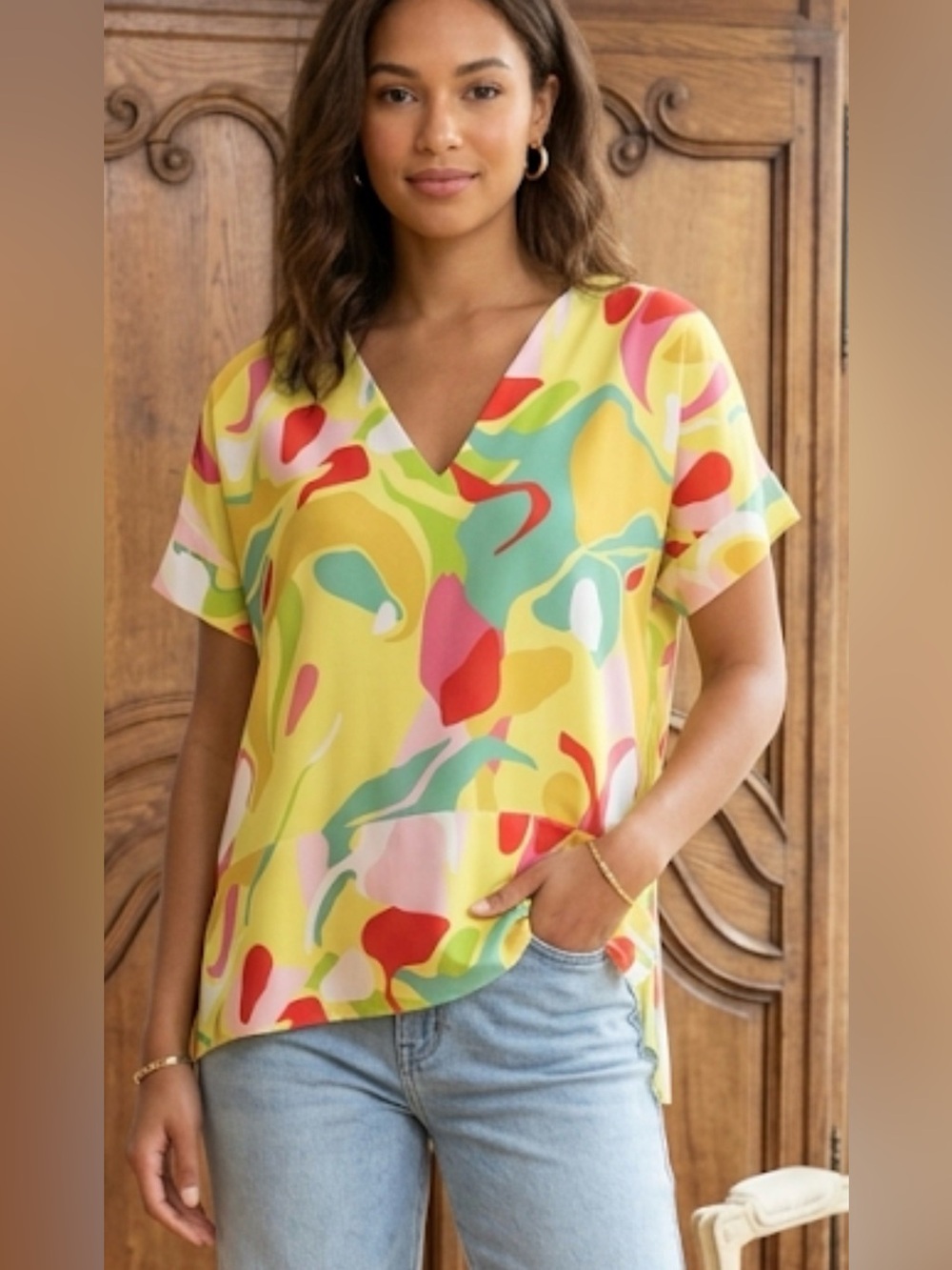 CROSBY BY MOLLIE BURCH Judy Tunic In Taffy